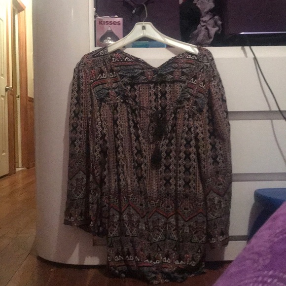 Patterned Romper - Picture 1 of 2